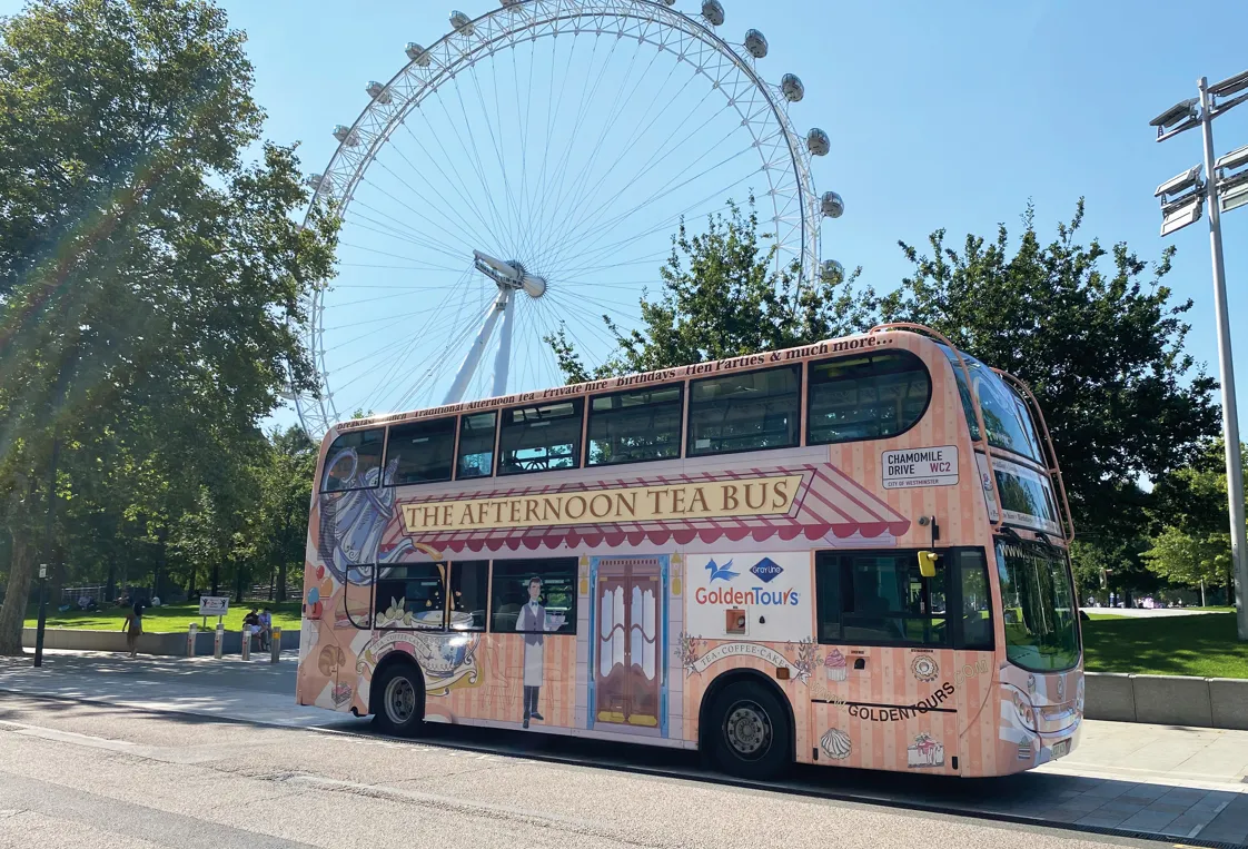 Afternoon Tea Bus with Panoramic Tour of London